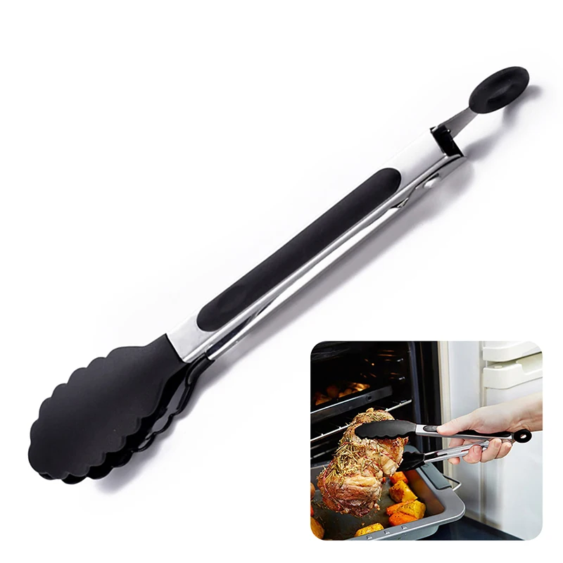 Hi Tech Kitchen Accessories - ملقط الطعام الفولاذ المقاوم للصدأ ملقط