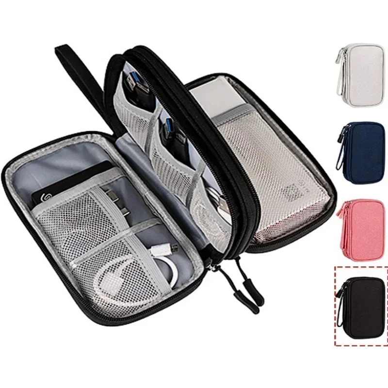 Tech Accessories Case - حقيبة كابلات للسفر، حقيبة تخزين رقمية