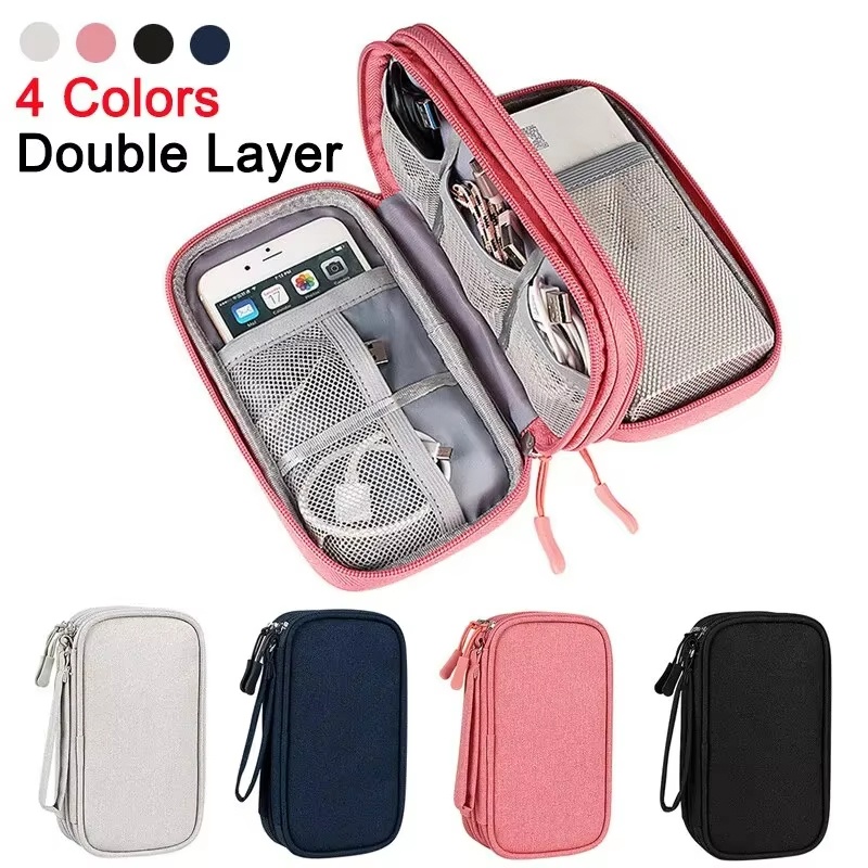 Tech Accessories Case - حقيبة حمل مقاومة للماء للسفر، منظم