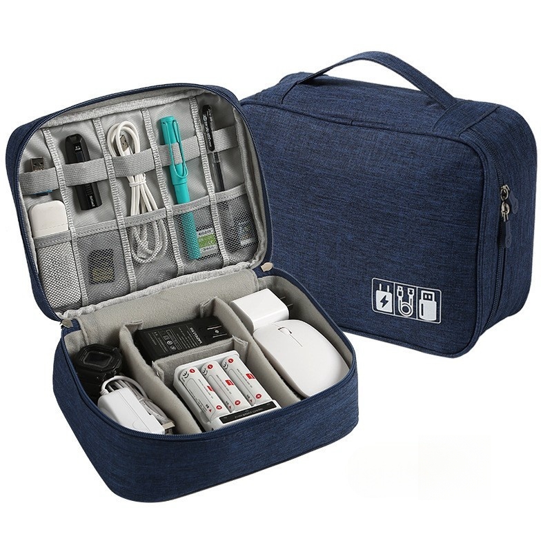Tech Accessories Case - حقيبة تخزين رقمية محمولة، منظم كابلات