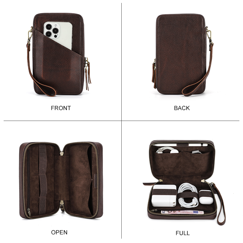جلد طبيعي المحمولة USB كابل بي - مراجعة Tech Accessories Case وسعره