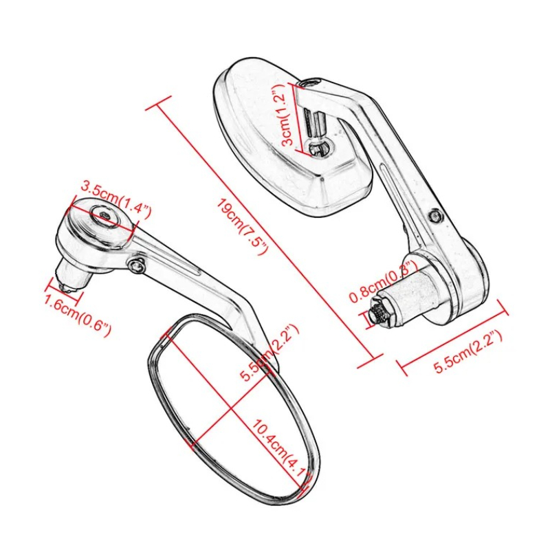 مرايا خلفية للدراجات النارية م - مراجعة Xmax Tech Max Accessories وسعره