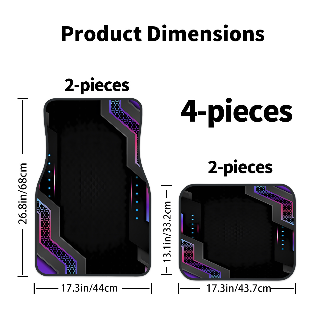4 قطع من سجاد أرضية السيارة ال - مراجعة Tech Protect Accessories وسعره