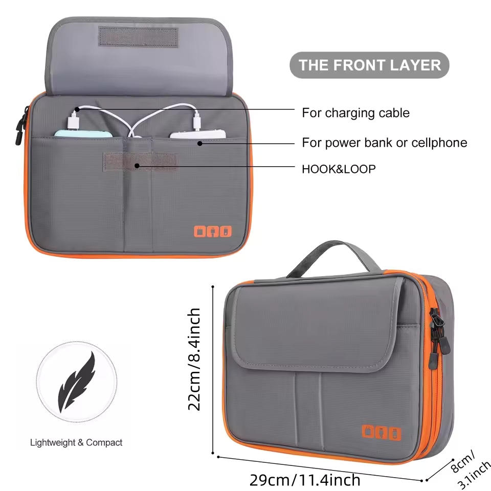 حقيبة تخزين رقمية مزدوجة الطبق - مراجعة Tech Accessories Case وسعره