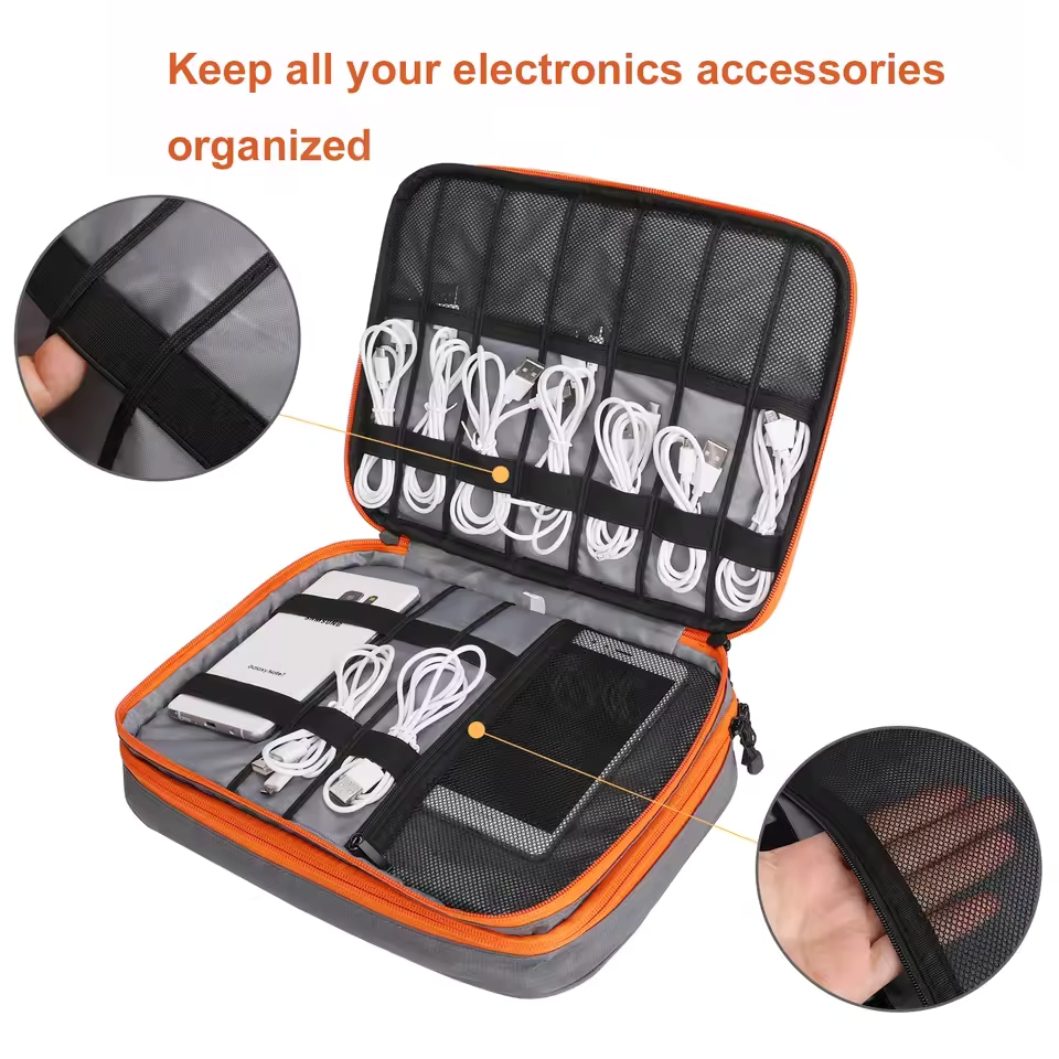 حقيبة تخزين رقمية مزدوجة الطبق - مراجعة Tech Accessories Case وسعره