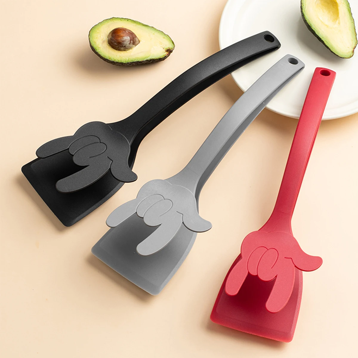 ملقط مجرفة من السيليكون ، ملقط - مراجعة Hi Tech Kitchen Accessories وسعره