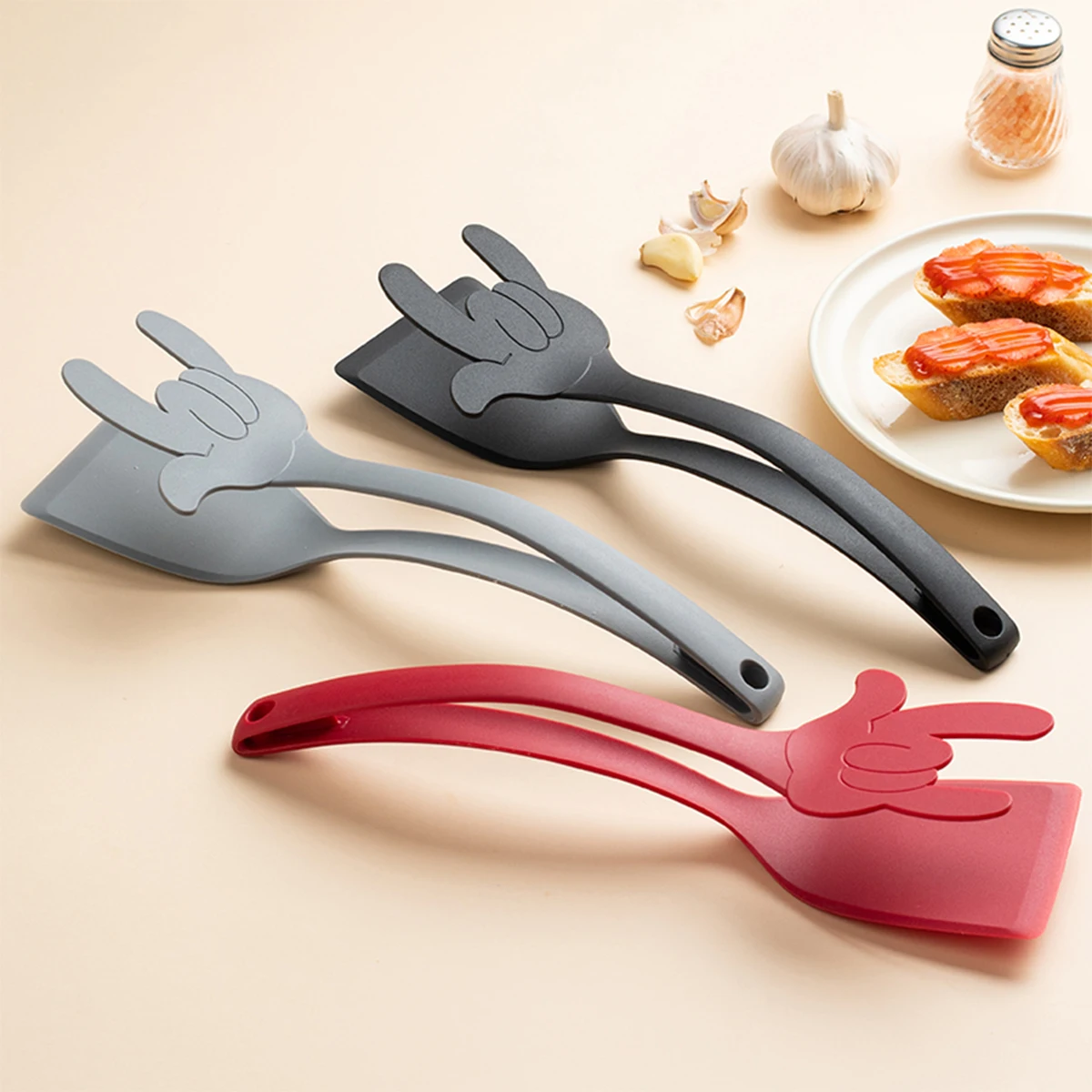 ملقط مجرفة من السيليكون ، ملقط - مراجعة Hi Tech Kitchen Accessories وسعره