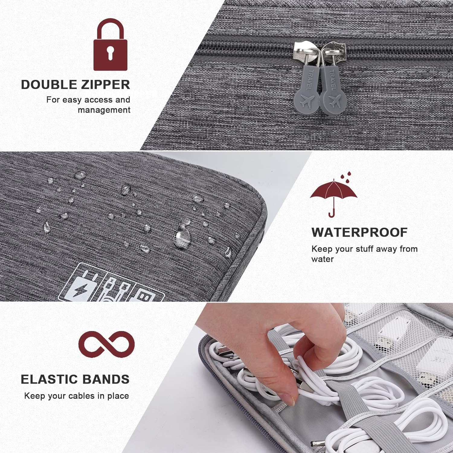 حقيبة تخزين رقمية محمولة، منظم - مراجعة Tech Accessories Case وسعره
